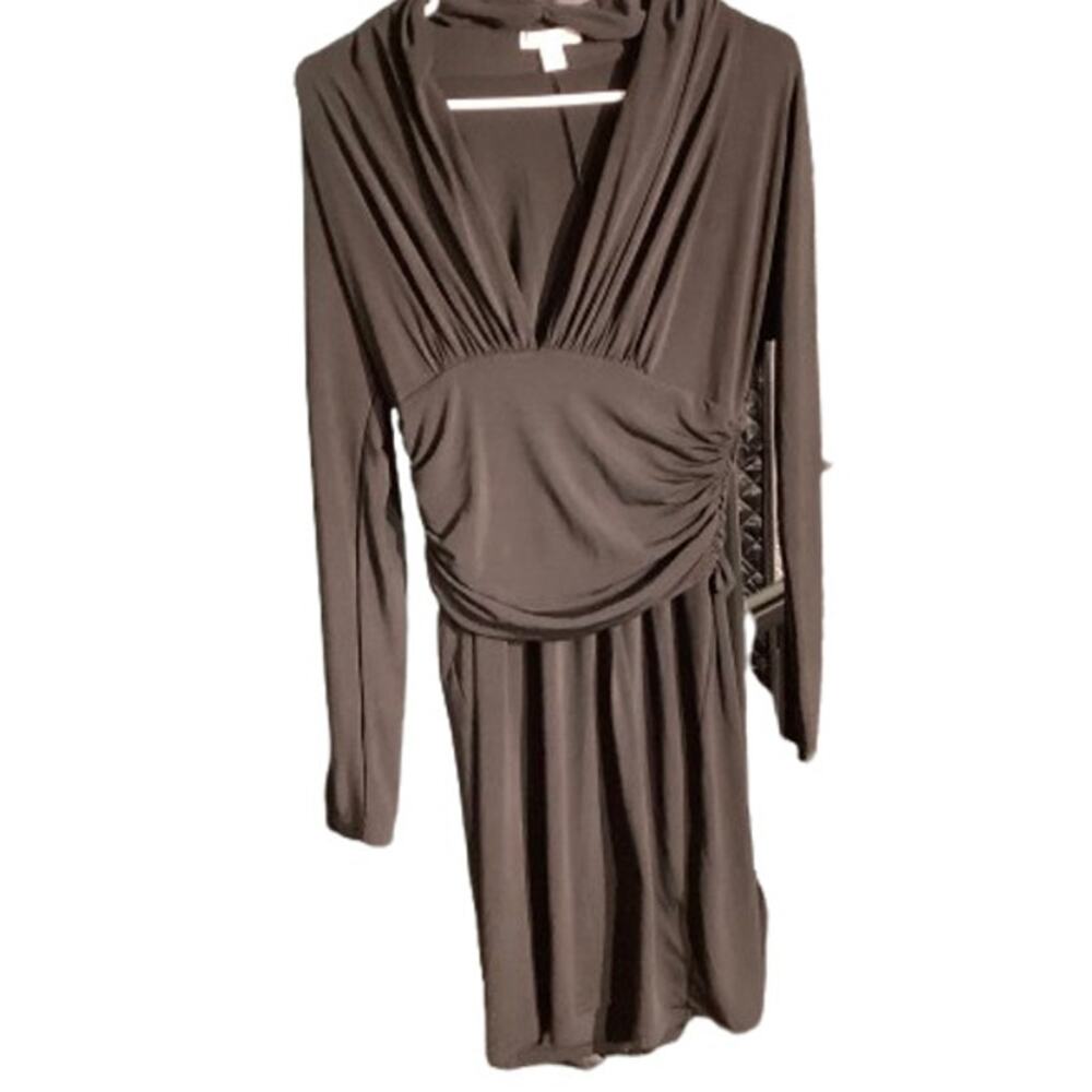 Boston Proper Black Ruched Cocktail Dress Women’s S — Sexy, Elegant, Party